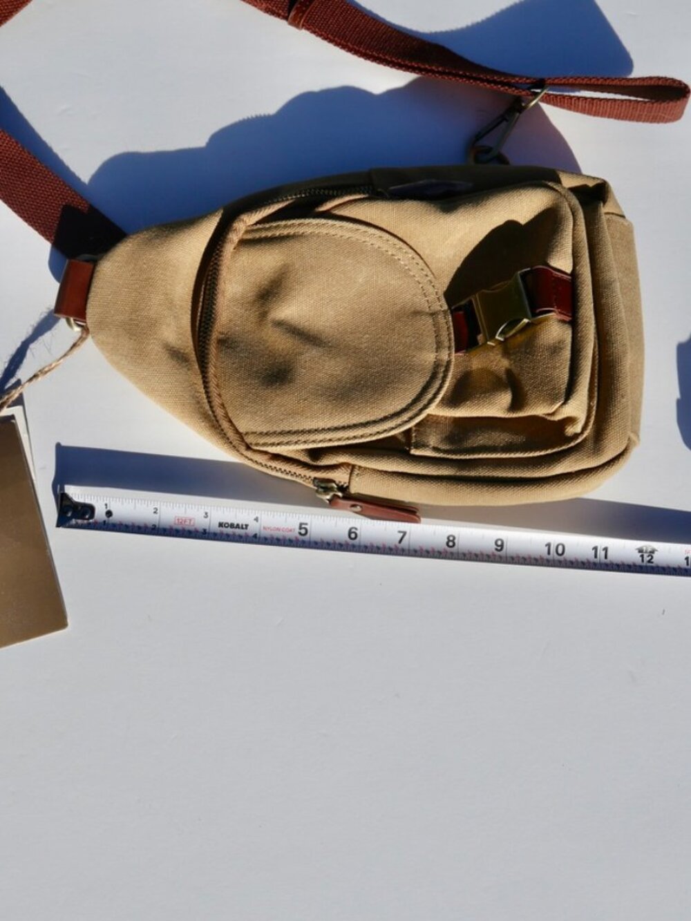 NWT Antik Kraft Camel Sling Bag - Picture 4 of 7